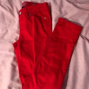 Celebrity Pink Girls Red Jeans
